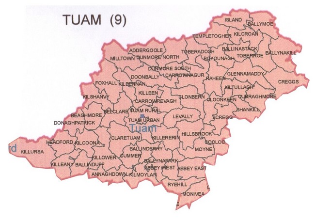 Tuam Map